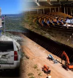 House Chamber, border wall construction, border patrol flying drone and surveillance