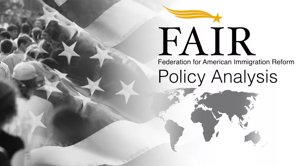FAIR policy analysis, crowd, US flag, world map