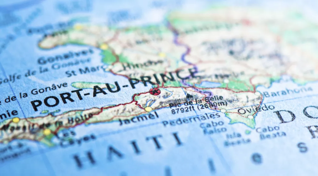map of Haiti showing Port-au-Prince
