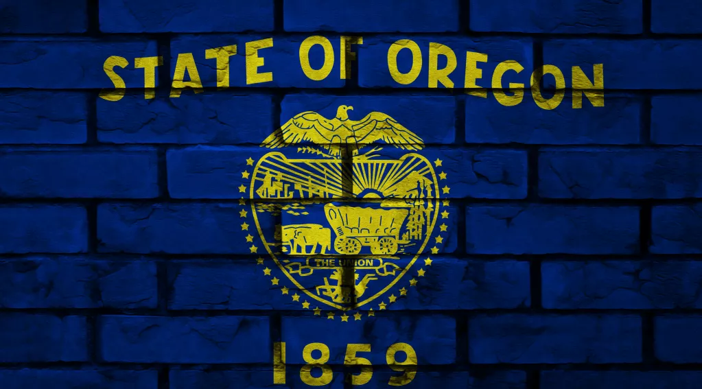 U.S. flag of Oregon
