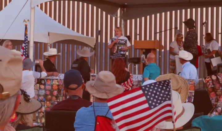 FAIR supporters at border wall ranch in Arizona
