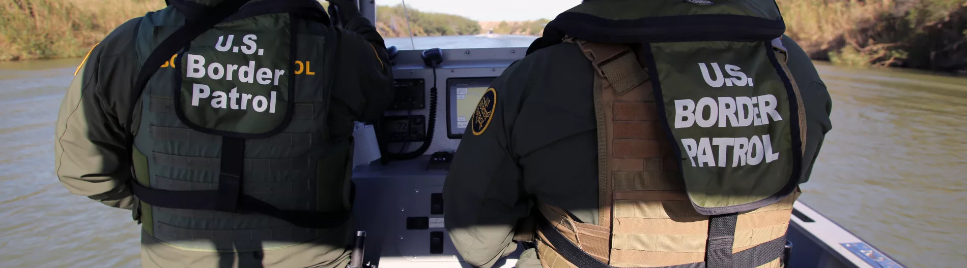 border patrol boat Rio Grande