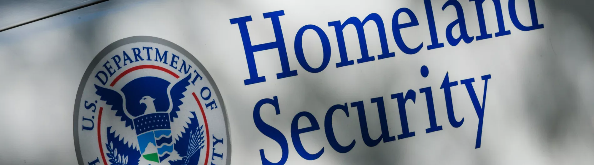 Homeland Security Sign