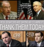 Thank you for opposing the Gang of Eight