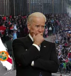 Biden CBP Mass Release Migrants Fence Florida