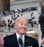 Biden, Migrants, Street Encampments, Border