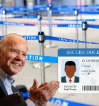 Biden, immigration line, secure docket card