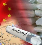 Chinese Flag with Fentanyl 