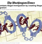 Dan Stein's op-ed cover on Biden combats illegal immigration by creating illegal system of immigration Washington Times