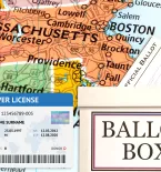 Massachusetts driver's license ballot
