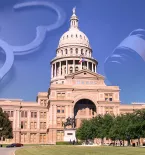 Texas Legislature Considers Bills, State Capitol, Handcuffs, Gavel
