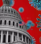 US Capitol Building, Covid-19 Pandemic Virus Spores