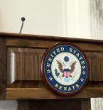 U.S. Senate podium