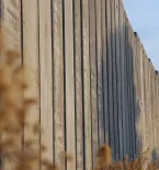 border wall with guard tower