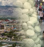 Tuscon Arizona AZ fentanyl pills migrant caravan