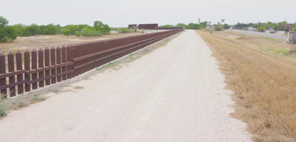 Border wall McAllen, TX