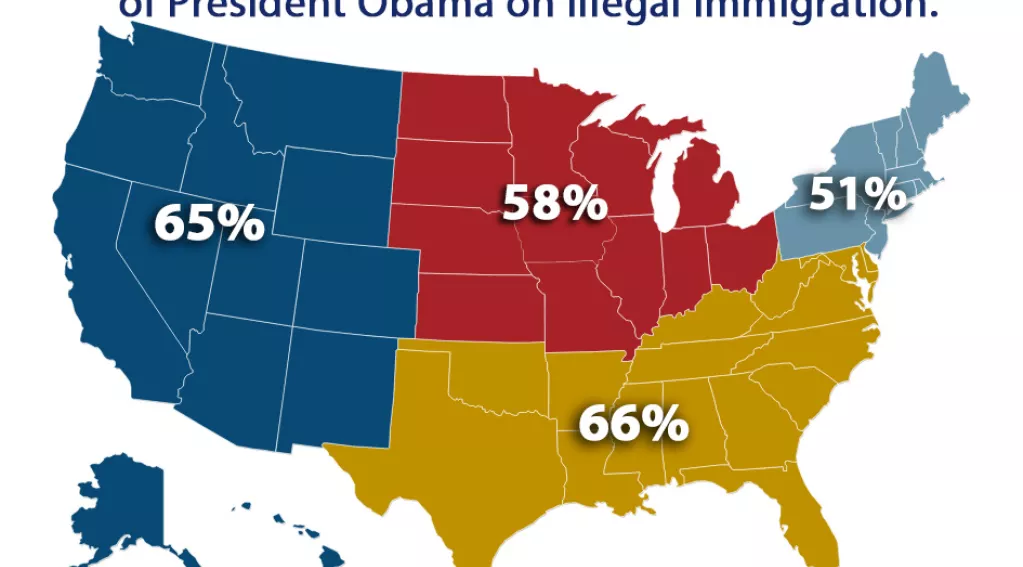 Every region of the country disapproves of Obama on illegal immigration