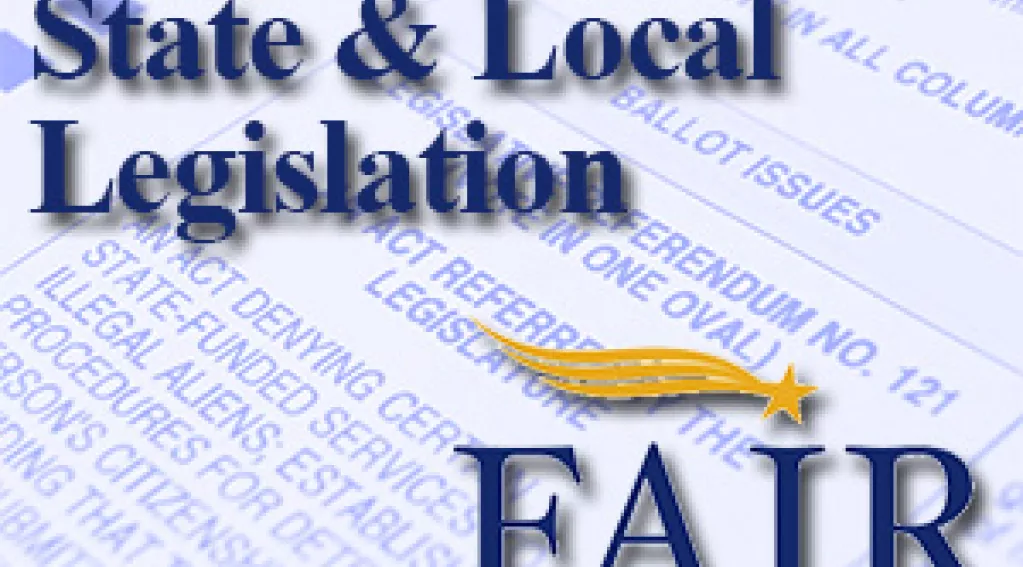 State & Local Legislation from FAIR