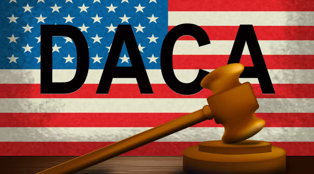 Daca Kids Dreamer Legislation For Us Immigration - 3d Illustration
