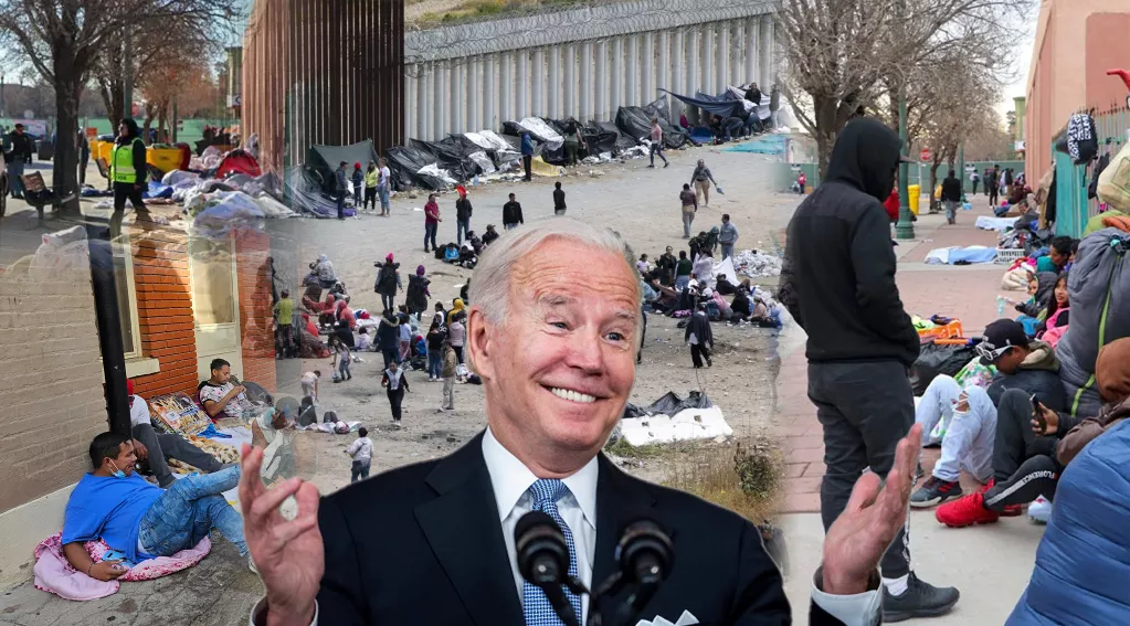 Biden, Migrants, Street Encampments, Border