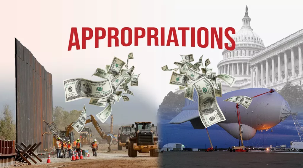 House Appropriations Committee Bill, Border Security, Wall Construction