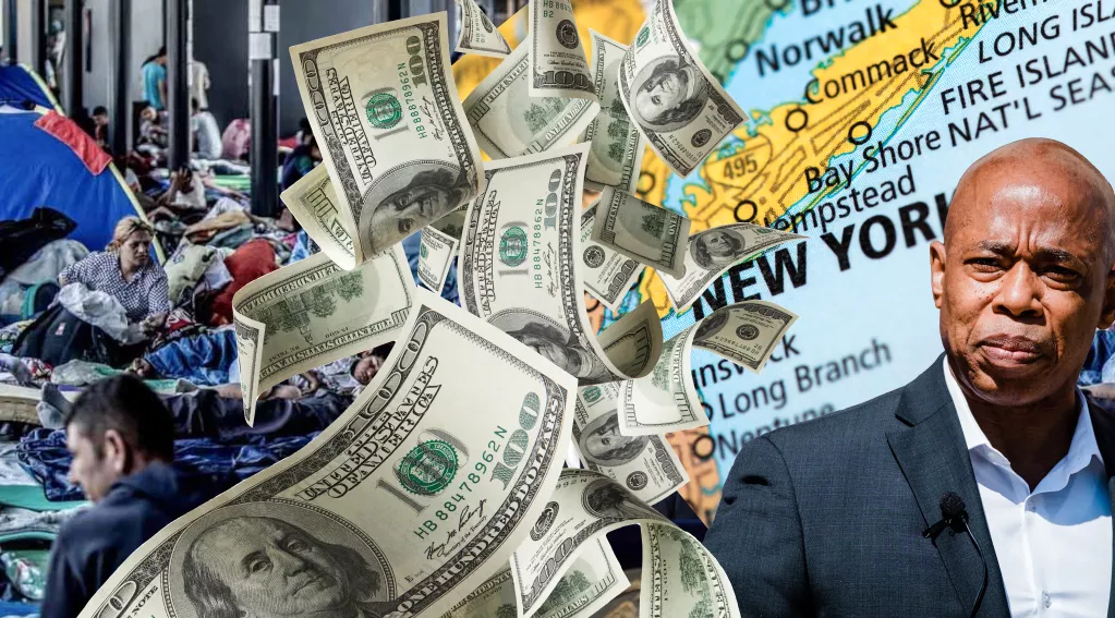 Mayor Eric Adams, New York, migrants, money