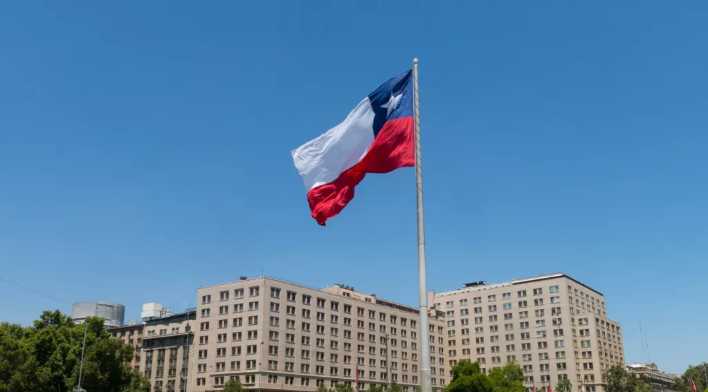 Texas State Flag Waving Atop Flag Pole