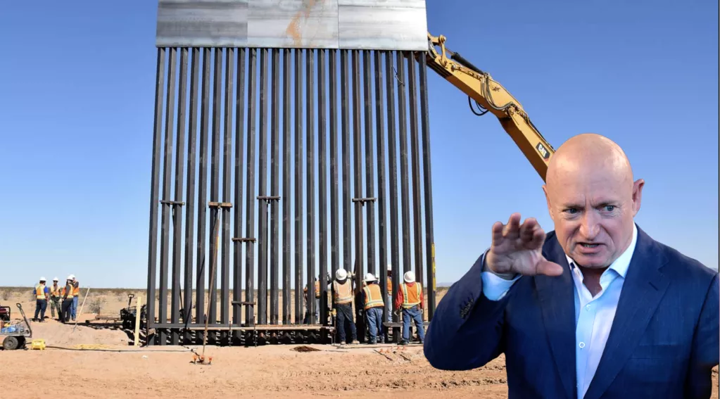 border wall construction, Mark Kelly