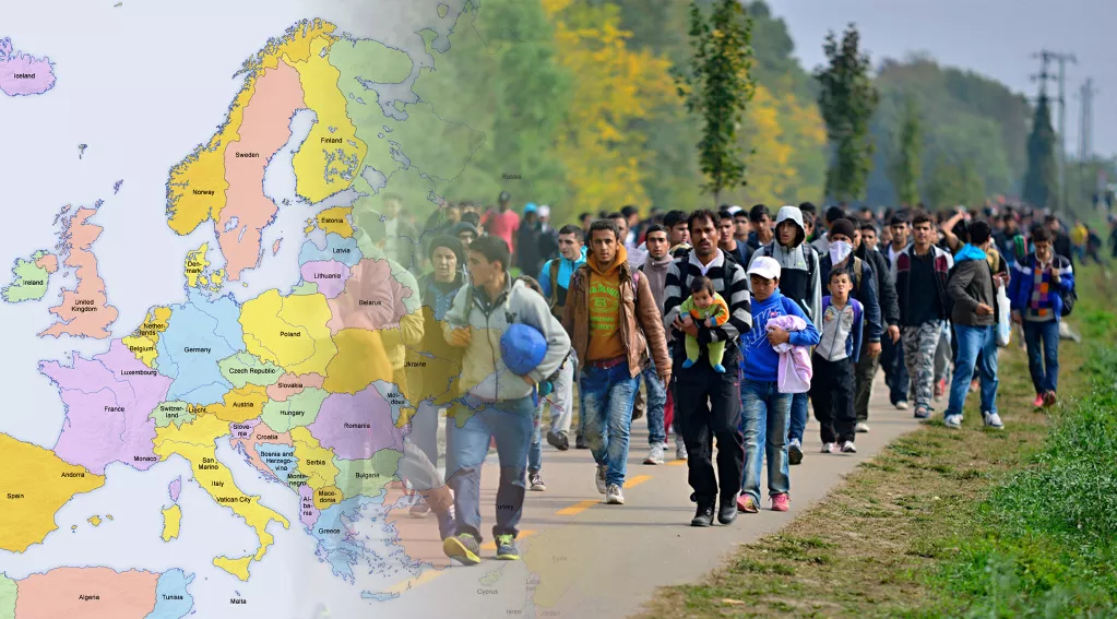 europe mass migrants