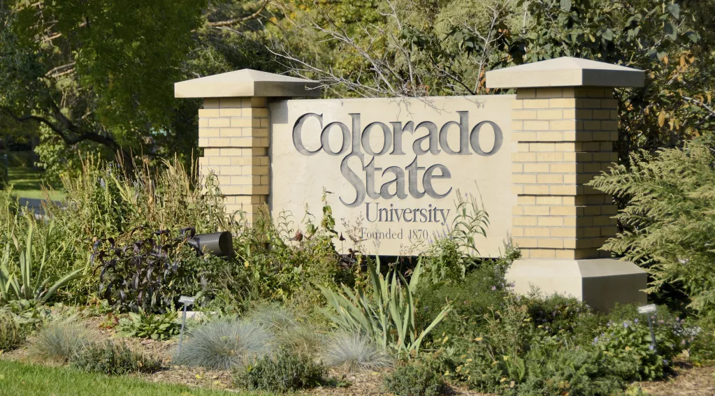 Colorado University Sign